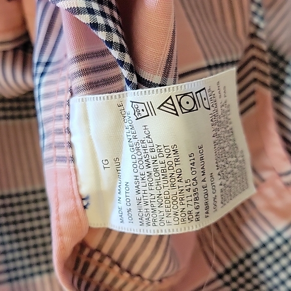 XL NAUTICA CLASSIC FIT WRINKLE RESISTANT PLAID SHIRT - Picture 9 of 9